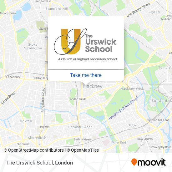 The Urswick School map