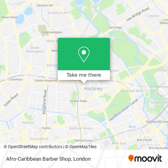 Afro-Caribbean Barber Shop map