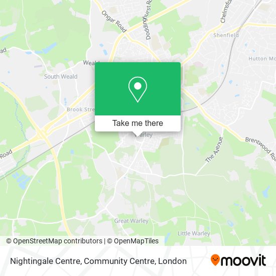 Nightingale Centre, Community Centre map