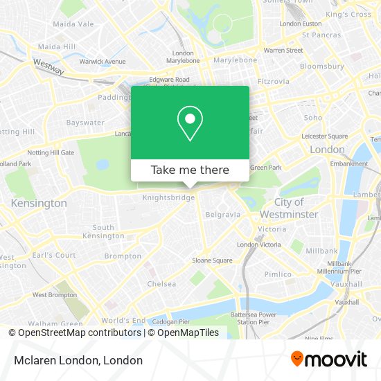 Mclaren London map
