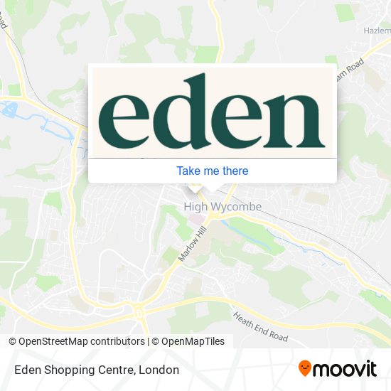 Eden Shopping Centre map
