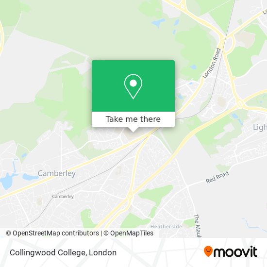 Collingwood College map