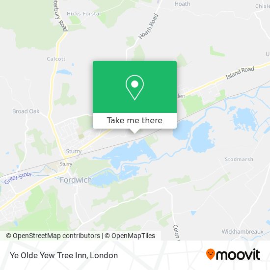 Ye Olde Yew Tree Inn map