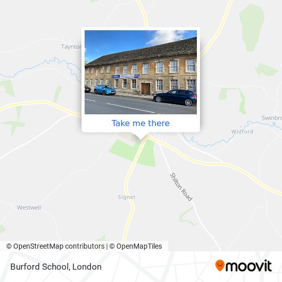 Burford School map