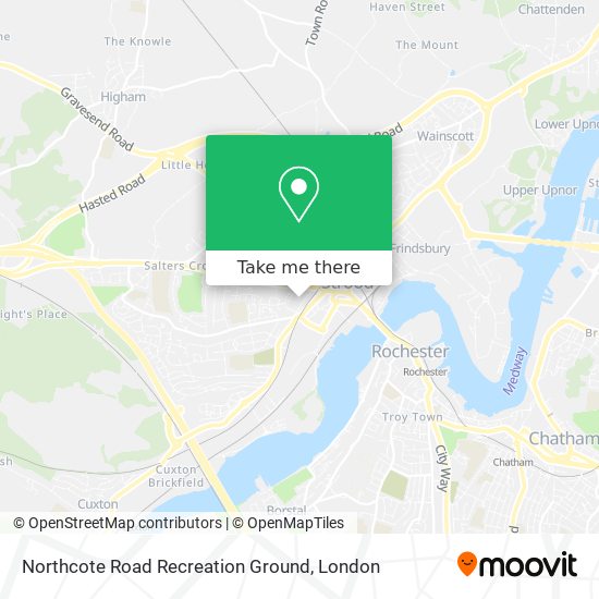 Northcote Road Recreation Ground map