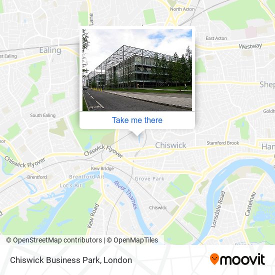 Chiswick Business Park map