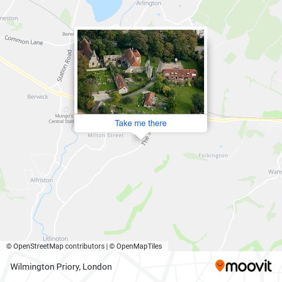 Wilmington Priory map