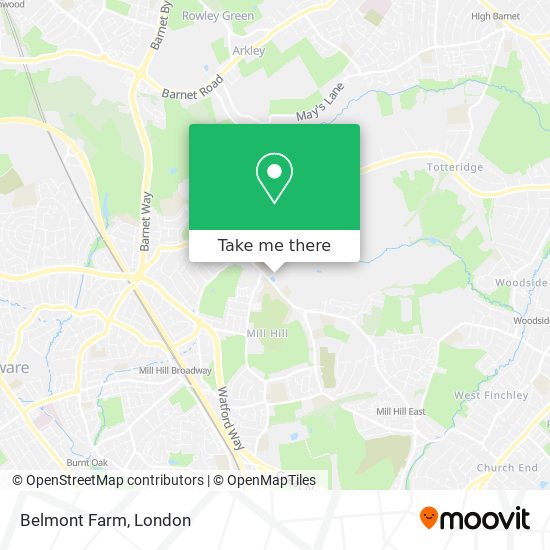 Belmont Farm map