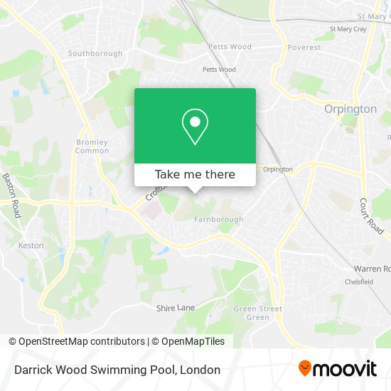 Darrick Wood Swimming Pool map