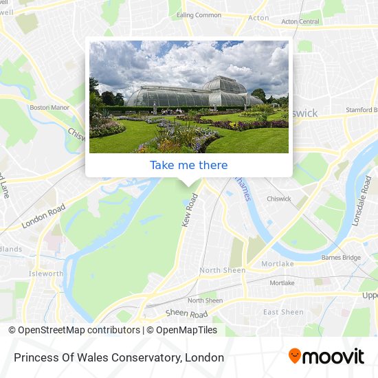 Princess Of Wales Conservatory map