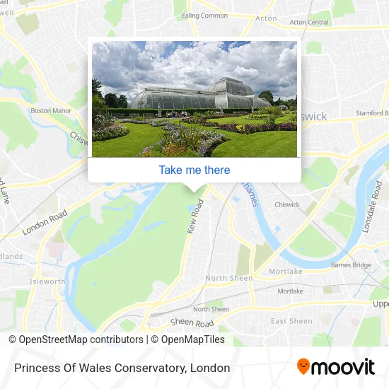 Princess Of Wales Conservatory map
