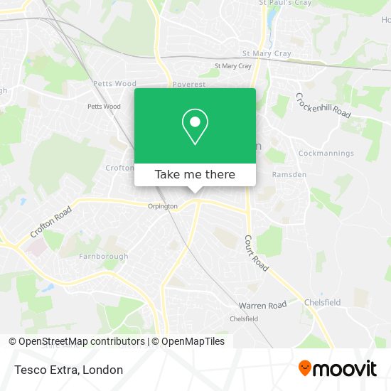 Tesco Extra map