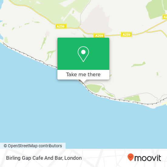 Birling Gap Cafe And Bar map