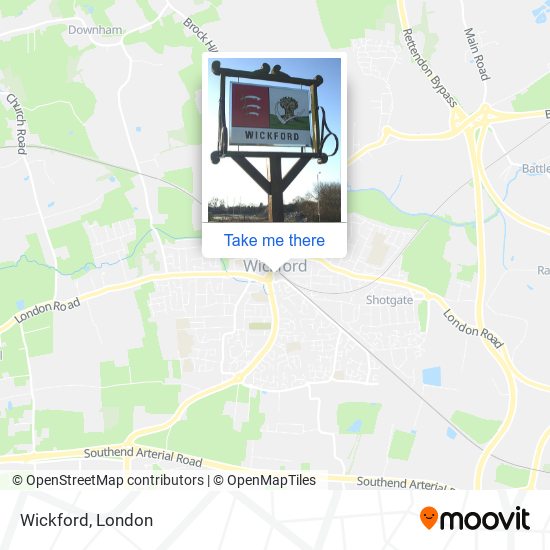 Wickford map