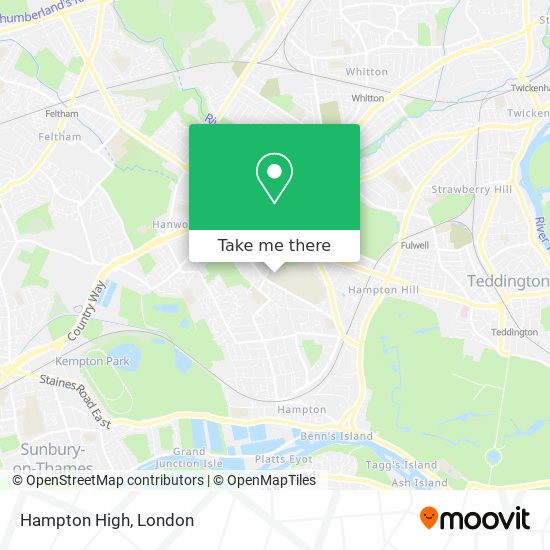 Hampton High map