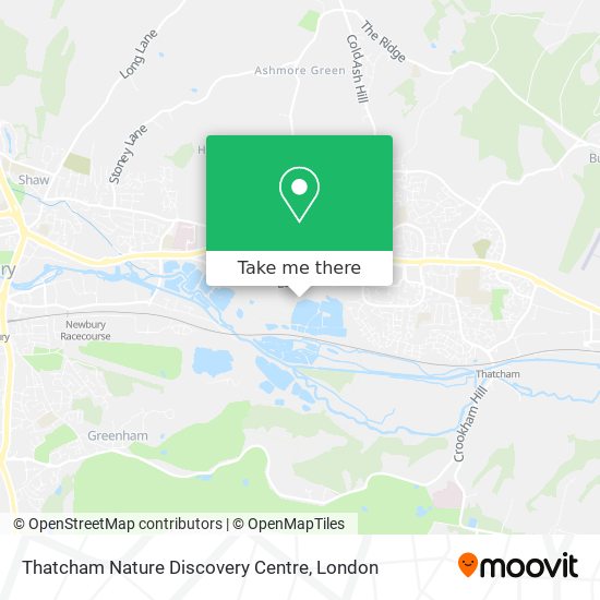 Thatcham Nature Discovery Centre map