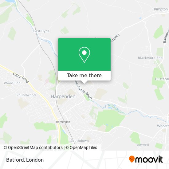 Batford map
