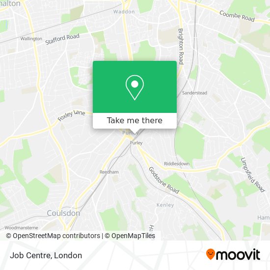 Job Centre map