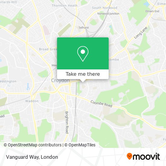 Vanguard Way map