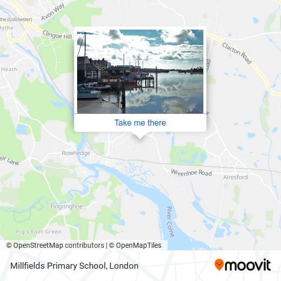 Millfields Primary School map