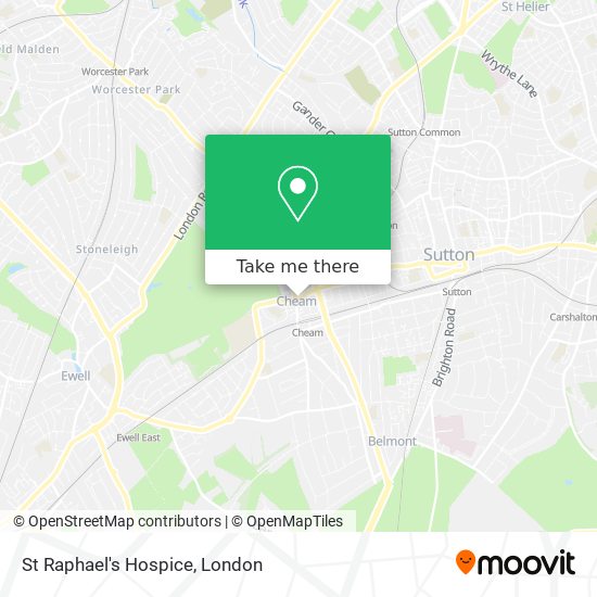 St Raphael's Hospice map