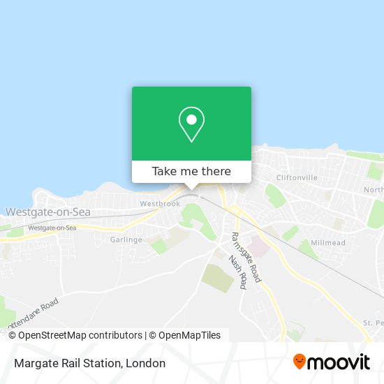 Margate Rail Station map