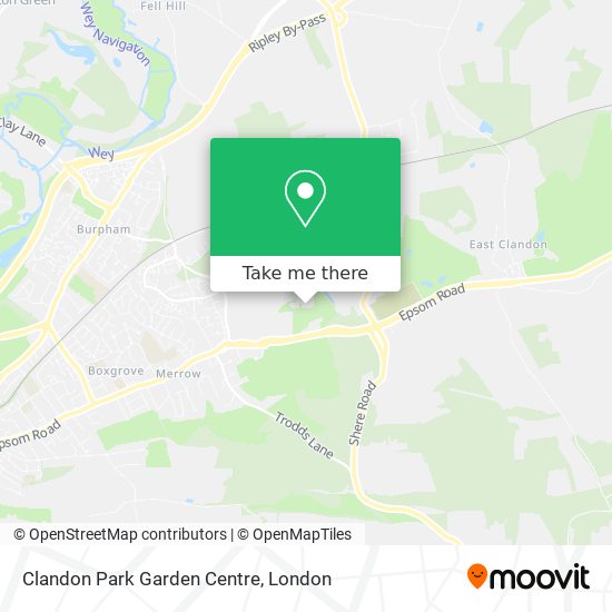 Clandon Park Garden Centre map