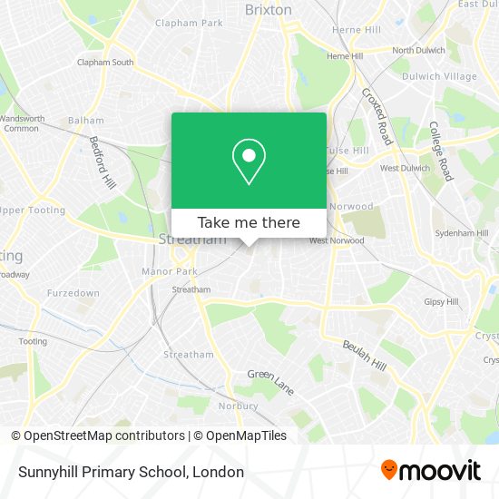 Sunnyhill Primary School map