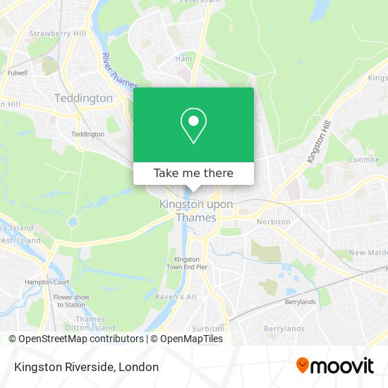 Kingston Riverside map