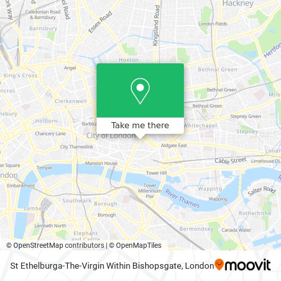 St Ethelburga-The-Virgin Within Bishopsgate map