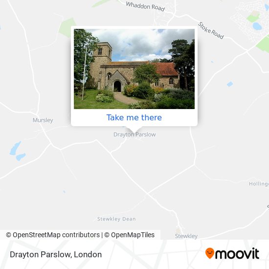 Drayton Parslow map