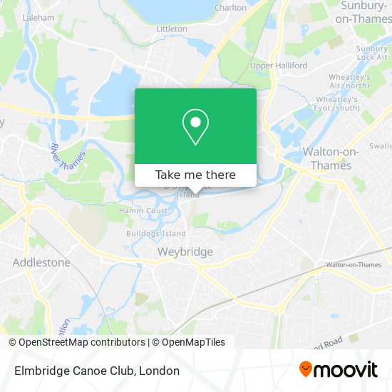 Elmbridge Canoe Club map