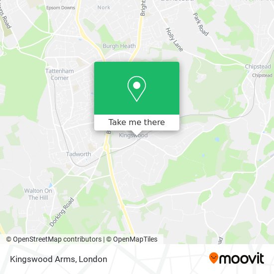 Kingswood Arms map