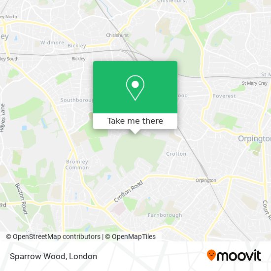 Sparrow Wood map