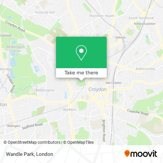 Wandle Park map