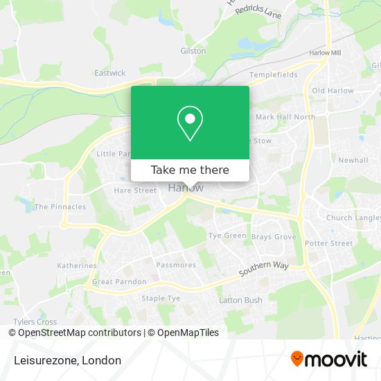 Leisurezone map