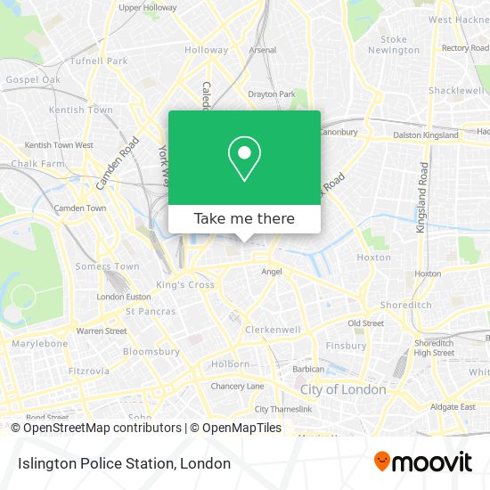 Islington Police Station map