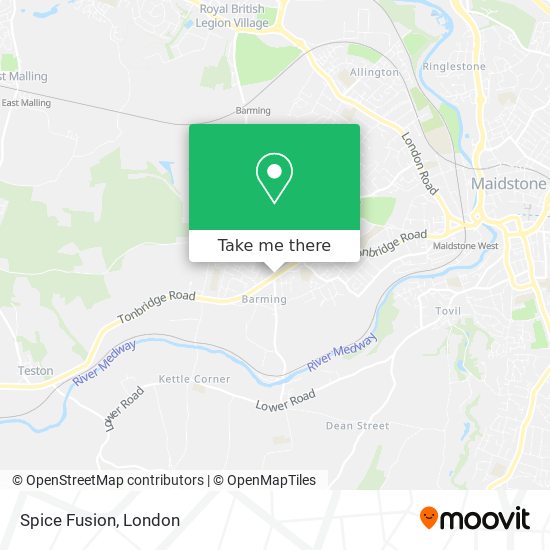 Spice Fusion map