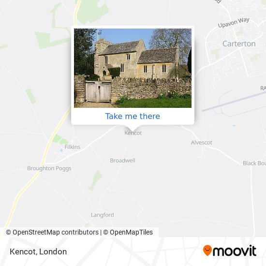 Kencot map