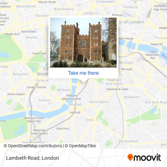 Lambeth Road map