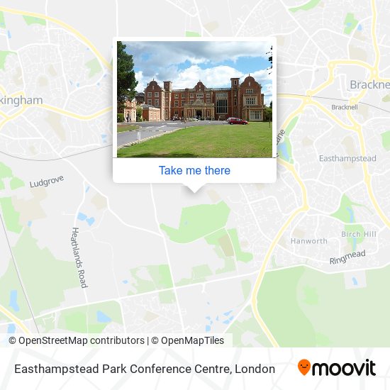 Easthampstead Park Conference Centre map