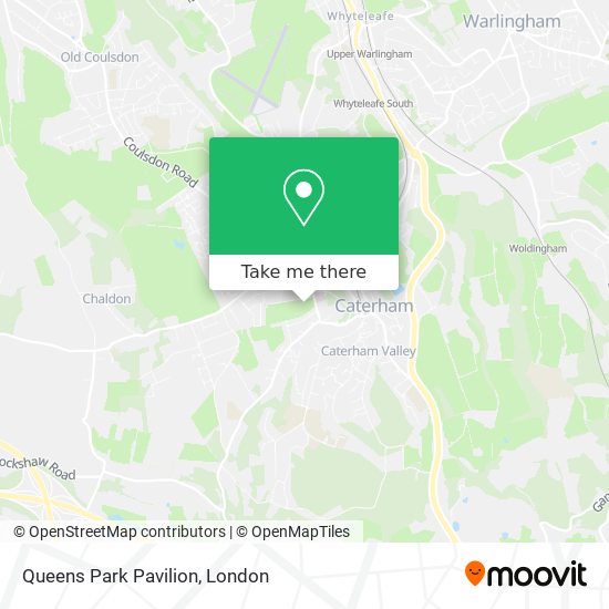 Queens Park Pavilion map