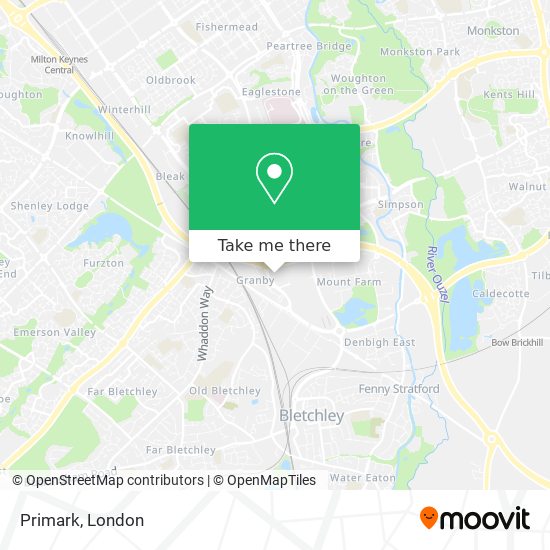 Primark map