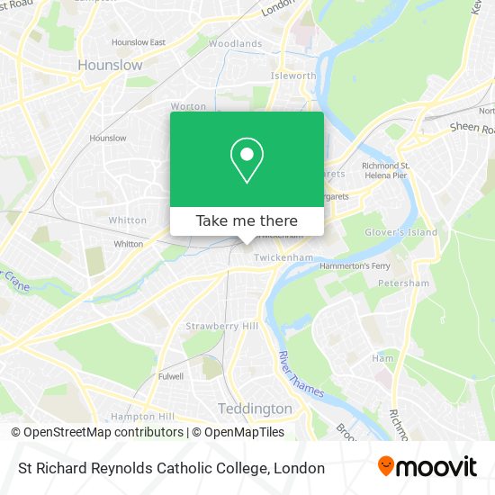 St Richard Reynolds Catholic College map