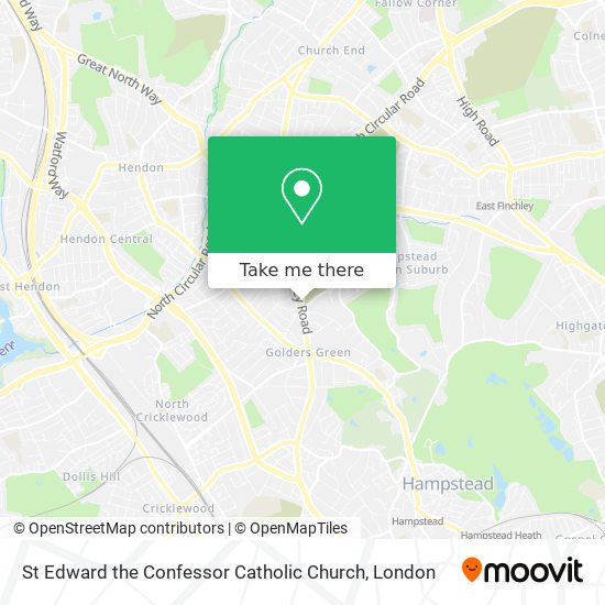 St Edward the Confessor Catholic Church map