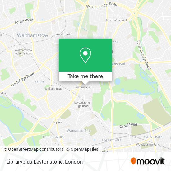 Libraryplus Leytonstone map