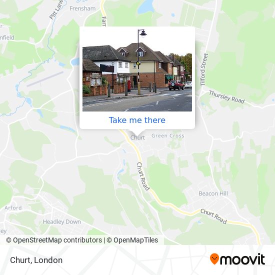 Churt map