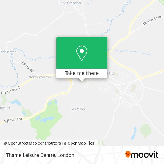 Thame Leisure Centre map