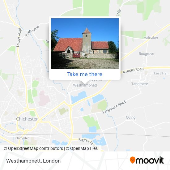 Westhampnett map