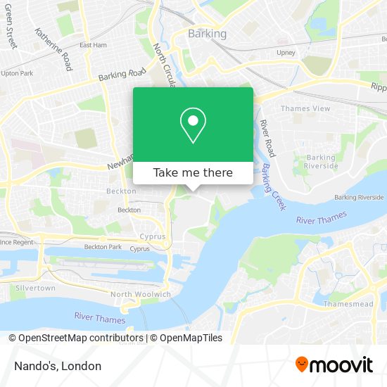 Nando's map